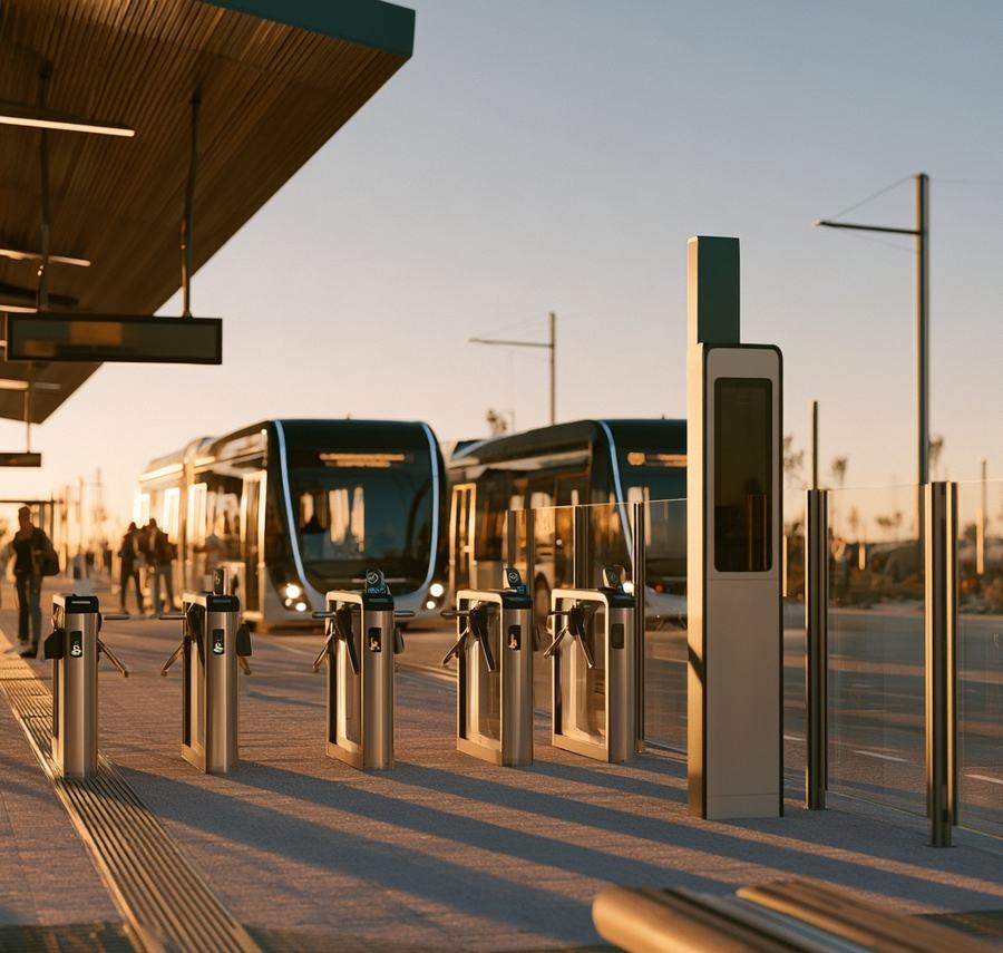 BRT Phase 1 - Fare Collection System Operator, AI-generated illustration