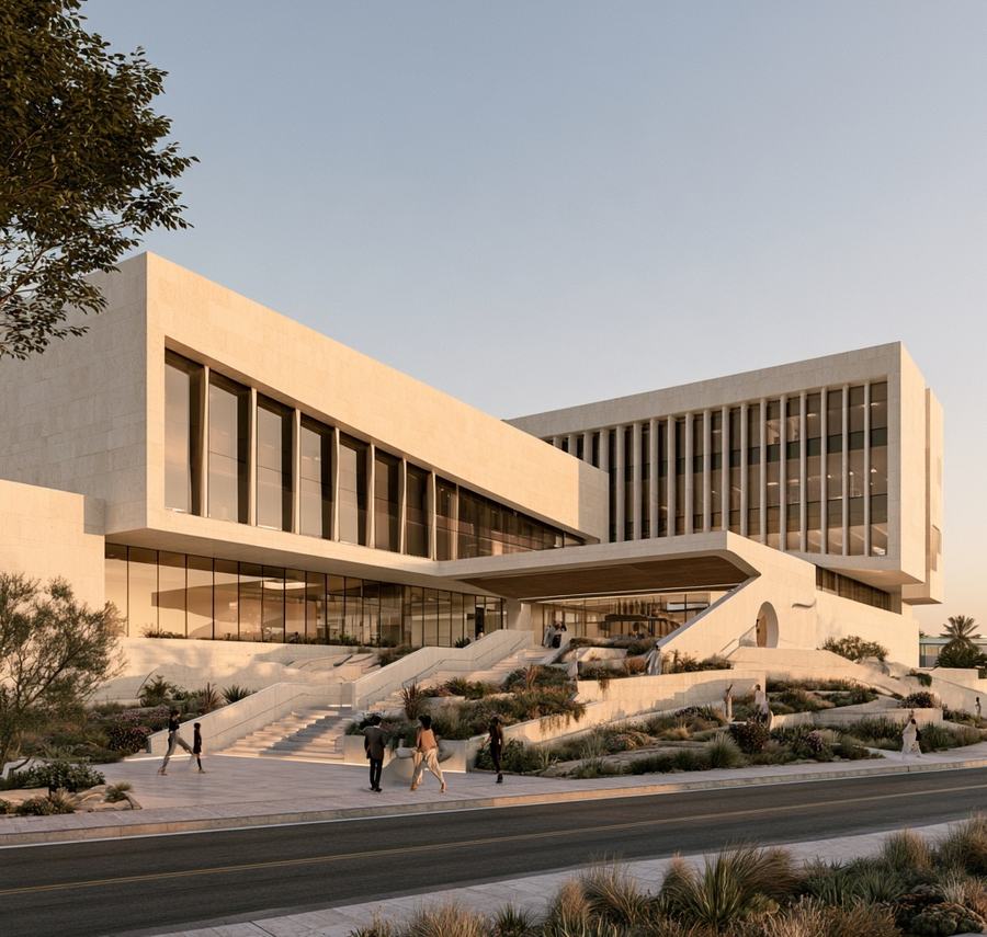 Jah Medical Center (Al-Yasmeen, Amman), AI-generated illustration