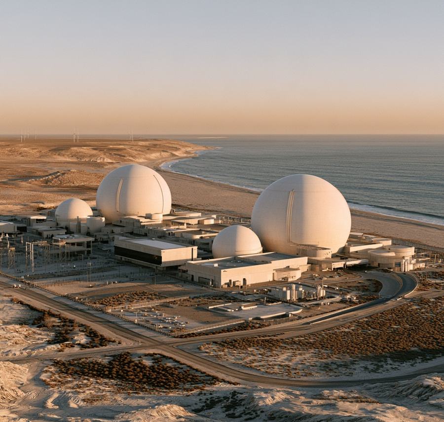 Small Modular Reactor (SMR) Nuclear Programme, AI-generated illustration