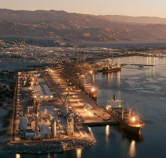 Aqaba Multipurpose Port (AD Ports Concession), AI-generated illustration