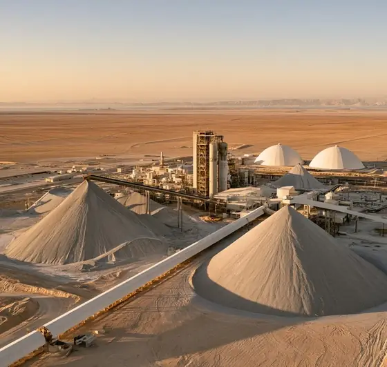 Arab Potash × JPMC Integrated Fertilizer Complex, AI-generated illustration