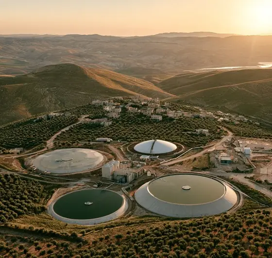Bani Kinana Water Systems Improvement, AI-generated illustration