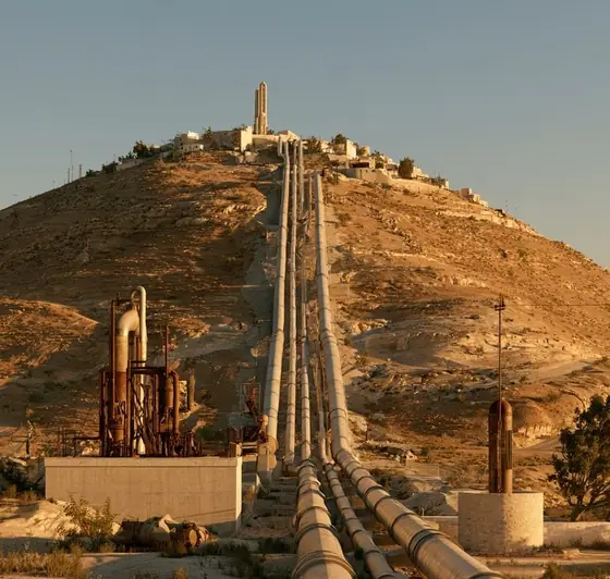 Fujaij Well Water Conveyance (Tafilah), AI-generated illustration