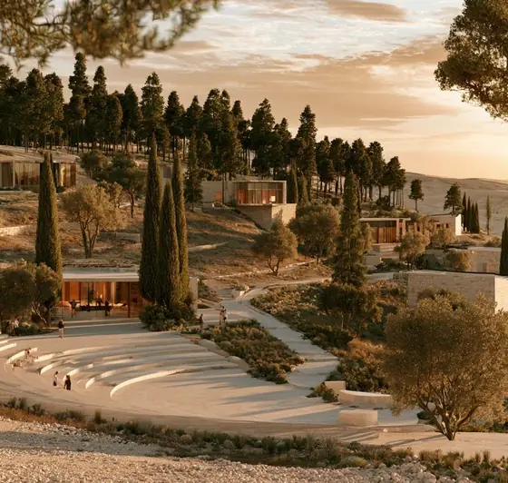 Jerash Eco-Tourism Village, AI-generated illustration