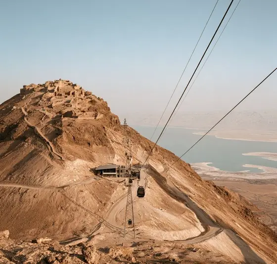 Machaerus Cable Car, AI-generated illustration