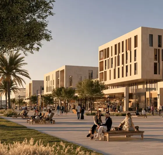 Miras Mixed-Use Project (Zarqa East City), AI-generated illustration