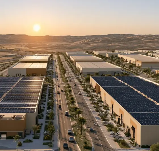 Zarqa Green Industrial Estate (Phase 1), AI-generated illustration